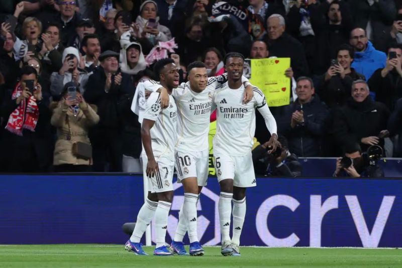 Real Madrid berpesta enam gol ke gawang Monaco