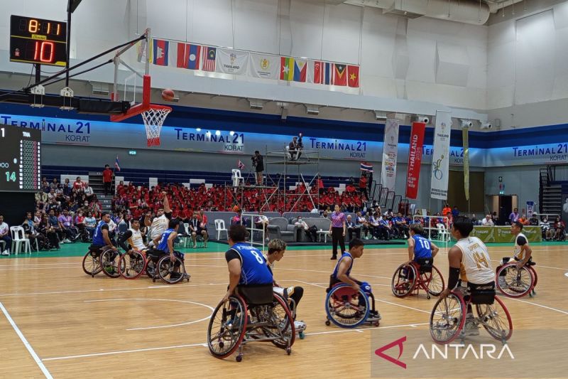 APG 2025 - Tim basket kursi roda kalah 30-60 lawan Thailand