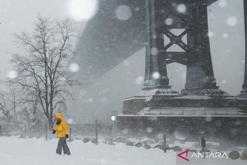 Jumlah korban tewas akibat badai salju di AS bertambah jadi 51 orang