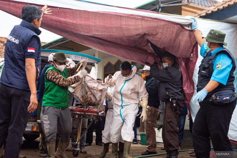 Tim SAR sebut sudah 48 kantong jenazah longsor Cisarua dievakuasi