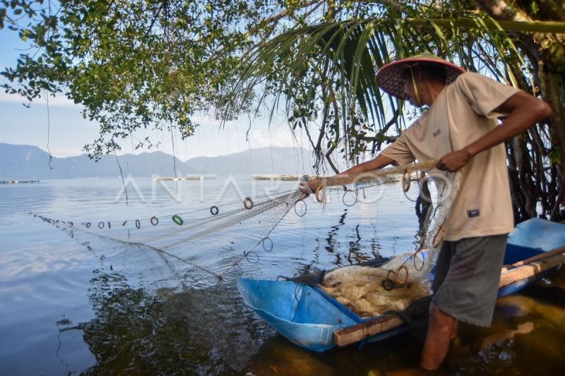 Nelayan mulai kembali menangkap ikan di Danau Maninjau