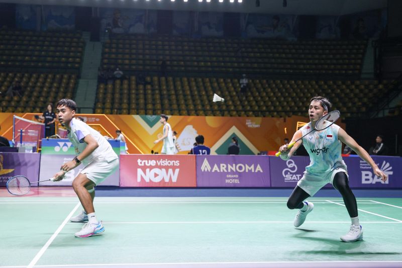 Thailand Masters 2026 - Ganda putra Rian/Rahmat tembus semifinal