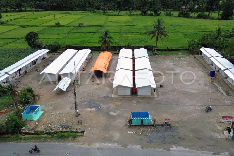 Penyintas bencana mulai tempati huntara di Padang Pariaman