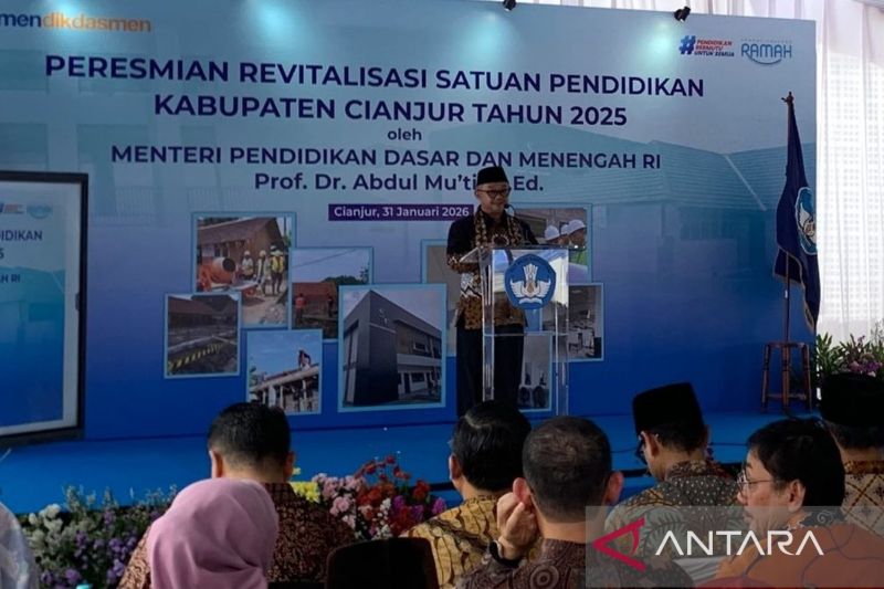 Kemendikdasmen merevitalisasi 83 satuan pendidikan di Cianjur