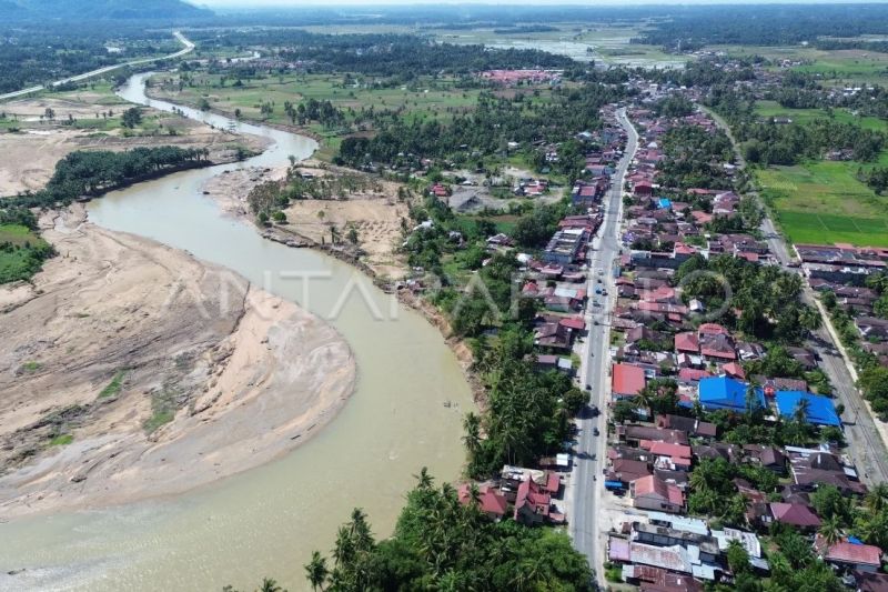 Erosi sungai ancam jalan nasional Padang - Bukittinggi