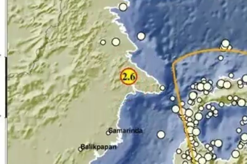 Info gempa terkini M2,6 guncang Berau Kaltim