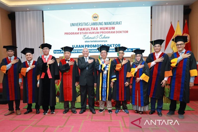 ULM cetak Doktor Hukum ke-8 dari sosok Kapolda Kalsel