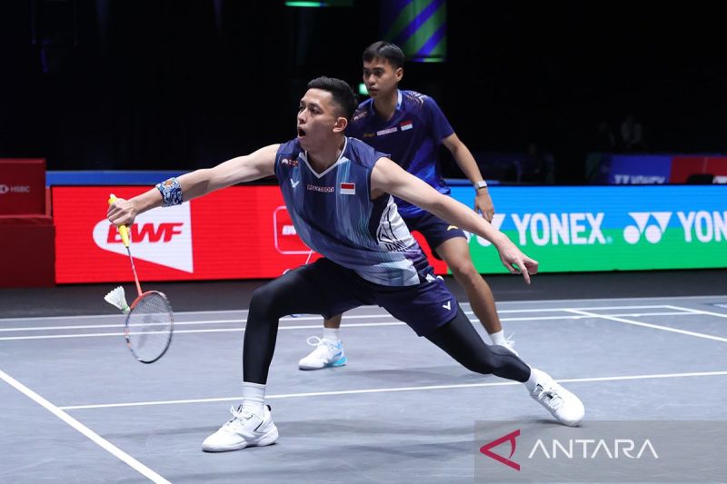 All England Open 2026 - Menang di 32 besar, Rian minta Rahmat tampil tanpa beban
