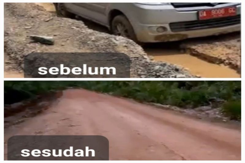 Kotabaru deploys heavy equipment to repair roads in Pulau Laut Selatan