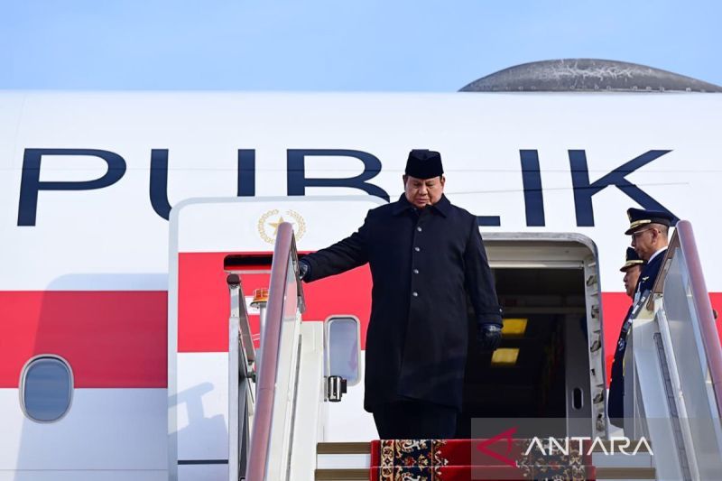 Presiden tiba di Rusia, perkuat kemitraan di tengah dinamika global