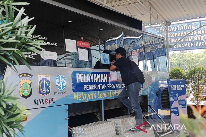 Sabtu, gerai Samsat Keliling tersedia di delapan wilayah Detabek