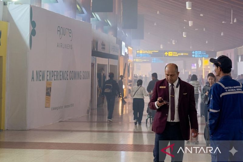 Akibat asap, alarm kedaruratan di Terminal 2 Bandara Soetta berbunyi