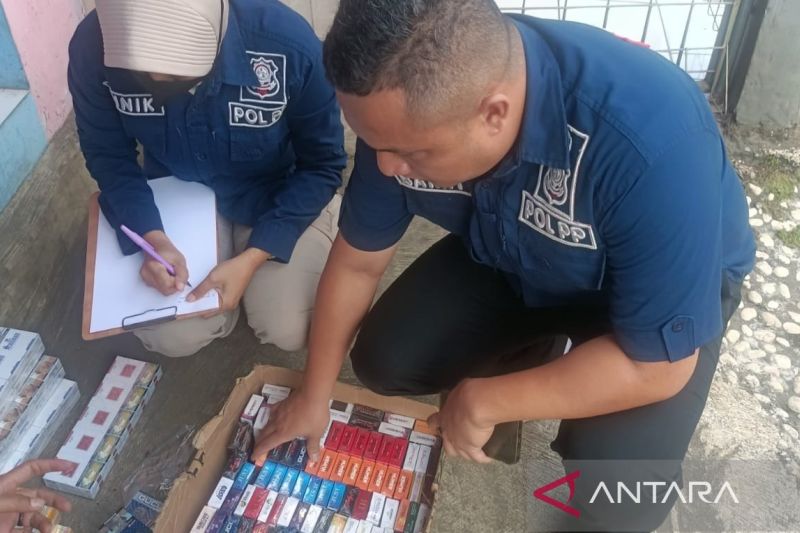 Satpol PP-Bea Cukai sita 14.480 batang rokok ilegal di Kota Bogor