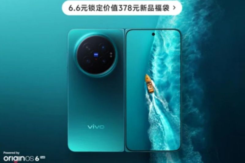 Varian warna dan konfigurasi memori Vivo X Fold 6 terungkap