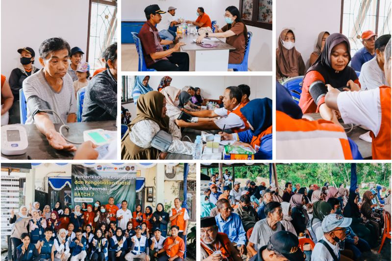 Ratusan Warga Antusias Ikut Pemeriksaan Kesehatan Gratis dari PT PRI