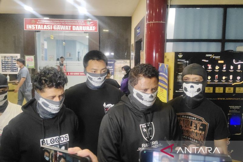 Tiga tersangka kasus penyerangan polisi Katingan ditangkap di Samarinda