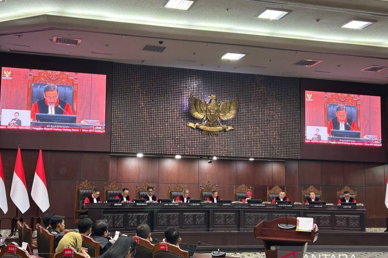 Hari ini MK gelar sidang pengucapan putusan 20 permohonan uji materiil