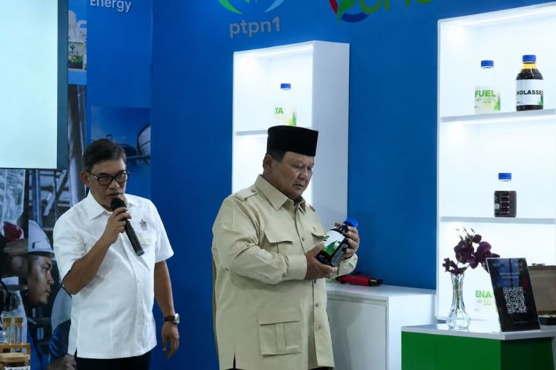 Presiden Prabowo Tinjau Hilirisasi Bioetanol PTPN I, Perkuat Ketahanan Pangan dan Energi Nasional