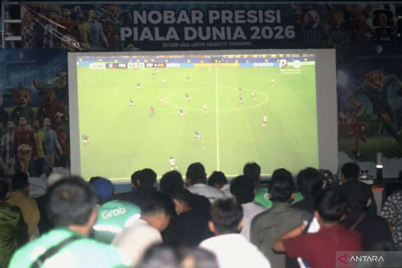 Polisi imbau warga Tangerang jaga ketertiban saat nobar final Piala Dunia