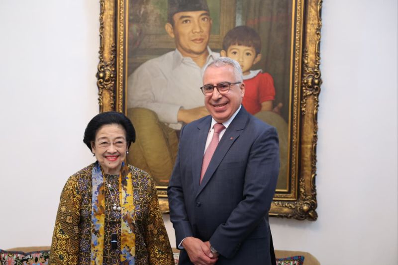 Megawati terima Dubes Maroko, bahas hubungan baik selama 66 tahun