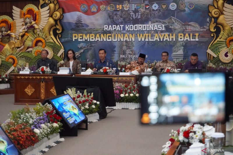 Menko AHY petakan peran lembaga dalam mendukung pembangunan Bali