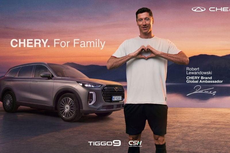 Robert Lewandowski Jadi Bintang TVC Terbaru CHERY, Hidupkan Semangat "For Family"