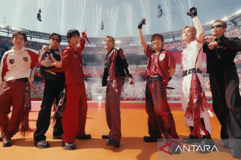 BTS meriahkan pertunjukan pada final Piala Dunia dengan "Dynamite"