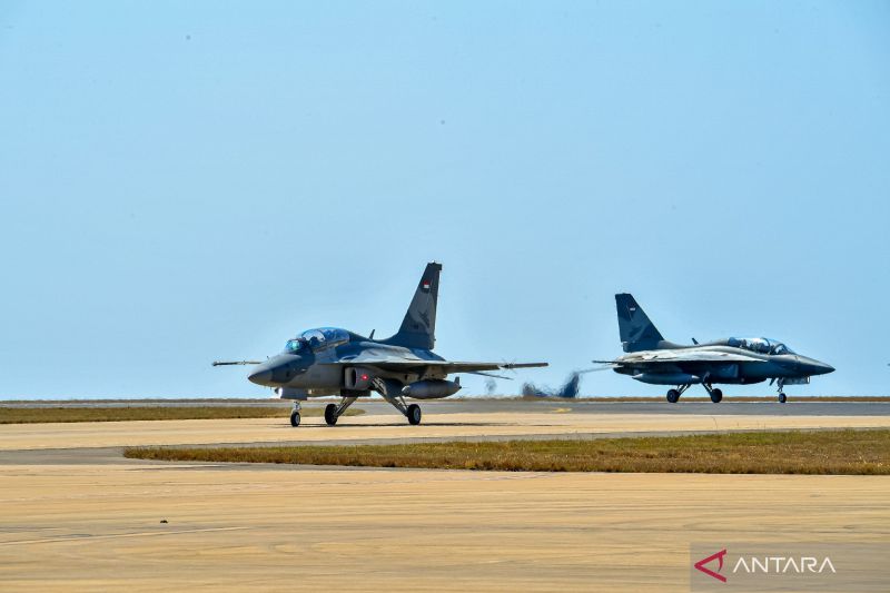 Penerbang TNI AU latihan manuver dengan negara sahabat di Australia