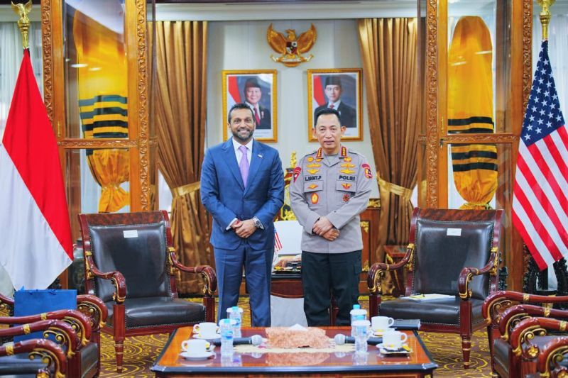 Kapolri dan Direktur FBI bahas perang melawan kejahatan global