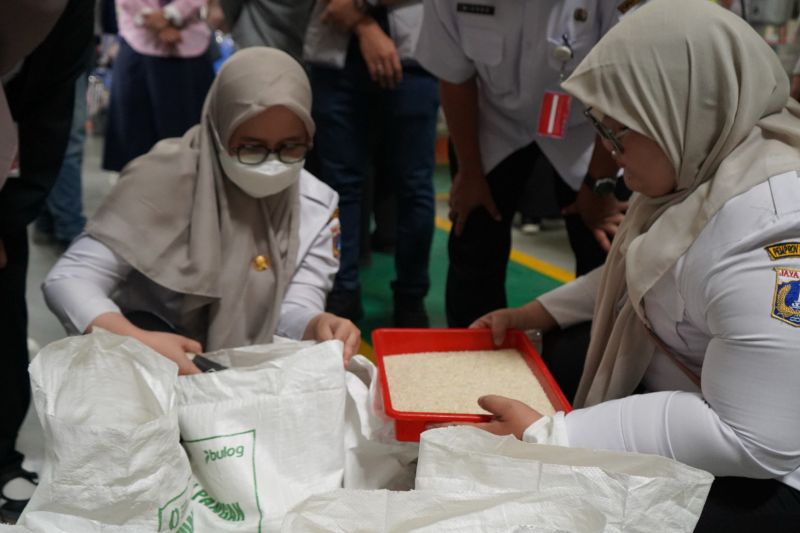 Bulog DKI-Banten pastikan kualitas beras untuk Bantuan Pangan Tahap II