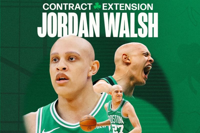 Celtics perpanjang kontrak Jordan Walsh hingga musim 2029-2030