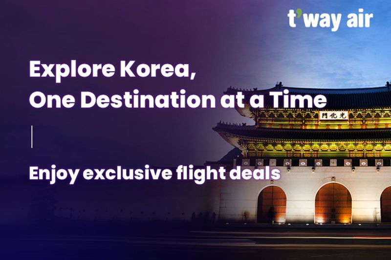 T'way Air Luncurkan Program "Explore Korea, One Destination at a Time"
