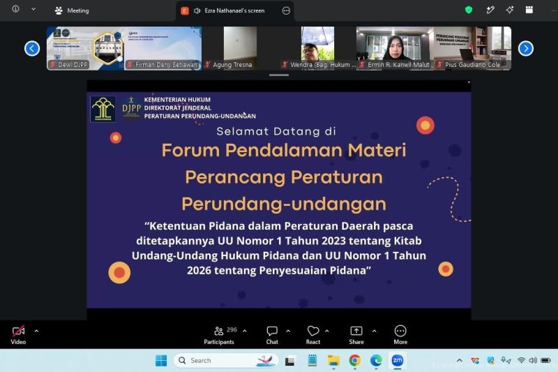 Kemenkum Babel pertajam ketentuan pidana dalam perda