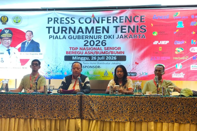 Turnamen tenis Piala Gubernur DKI Jakarta sebagai persiapan PON 2028