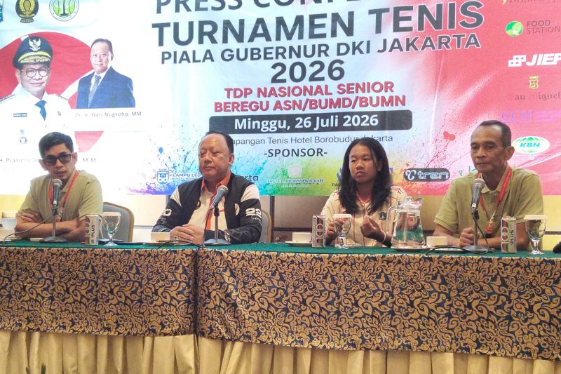 178 petenis ikuti Piala Gubernur DKI Jakarta 2026