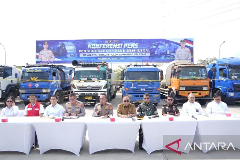 Polda Sumsel amankan 1,28 juta liter BBM dari kasus penyalahgunaan