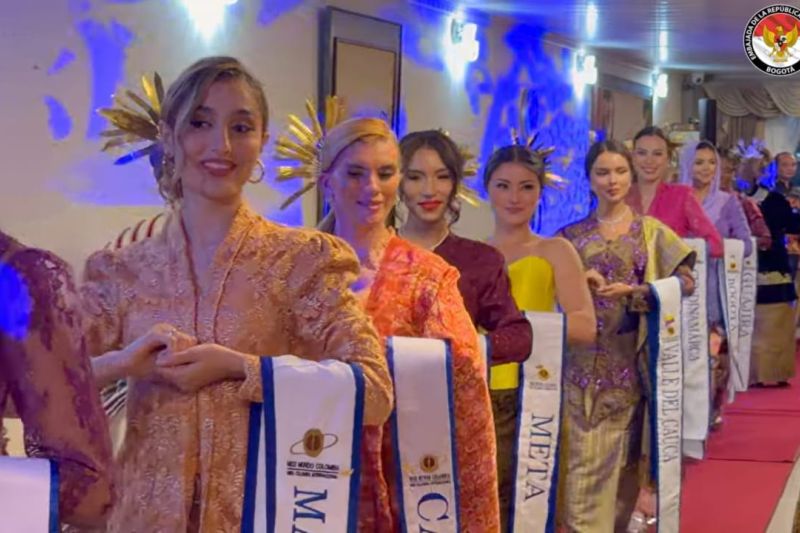 KBRI Bogota promosikan budaya Indonesia di kontes kecantikan Kolombia