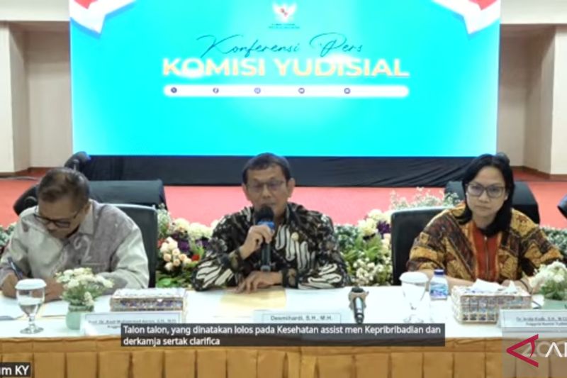 KY umumkan 23 calon hakim agung-ad hoc lolos tahap wawancara