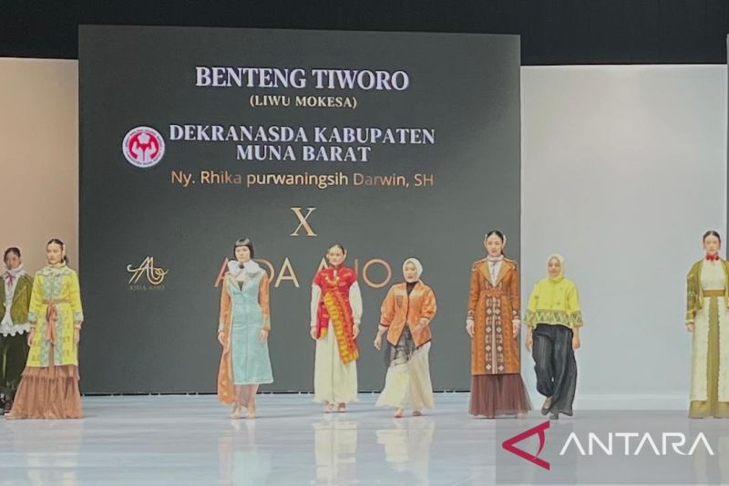 Sentuhan tenun Benteng Tiworo ditampilkan di BTN IFW 2026