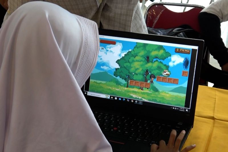 Kalangan muda antusias ikuti pameran animasi yang digelar Pemko Padang