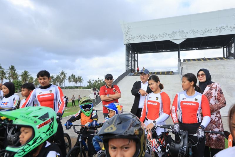 Timnas tingkatkan latihan di Sirkuit BMX Banyuwangi jelang Asian Games