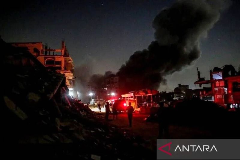 Israel serang Gaza lagi meski sepakat lanjutkan gencatan senjata