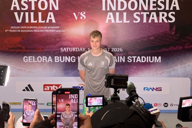 Kiper Aston Villa sebut tur pramusim di Indonesia sangat menyenangkan