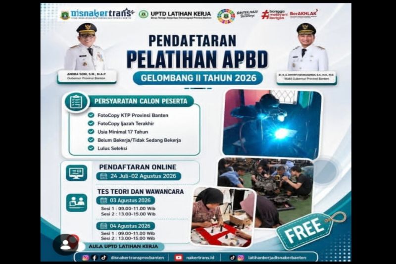 disnakertrans-banten-gelar-pelatihan-kerja-dengan-12-bidang-kejuruan