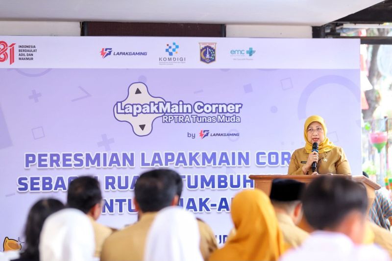 Pemprov DKI hadirkan "LapakMain Corner" di RPTRA Tunas Muda Jaksel