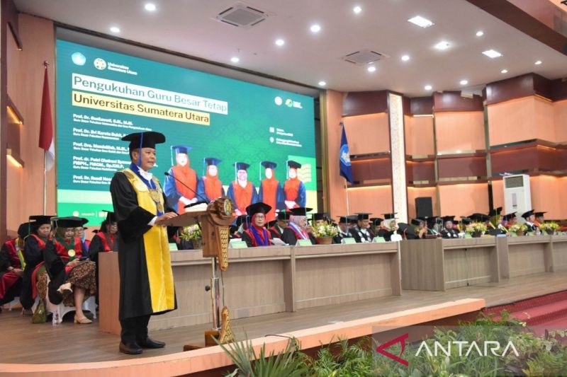 Rektor: USU sudah  miliki 232 Guru Besar dari berbagai disiplin ilmu