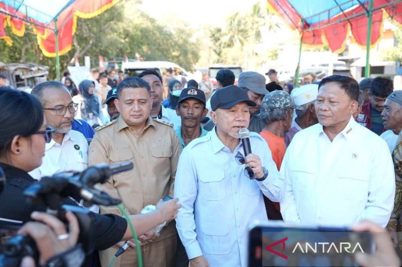 Menko Pangan tinjau kesiapan Kampung Nelayan Merah Putih Untia
