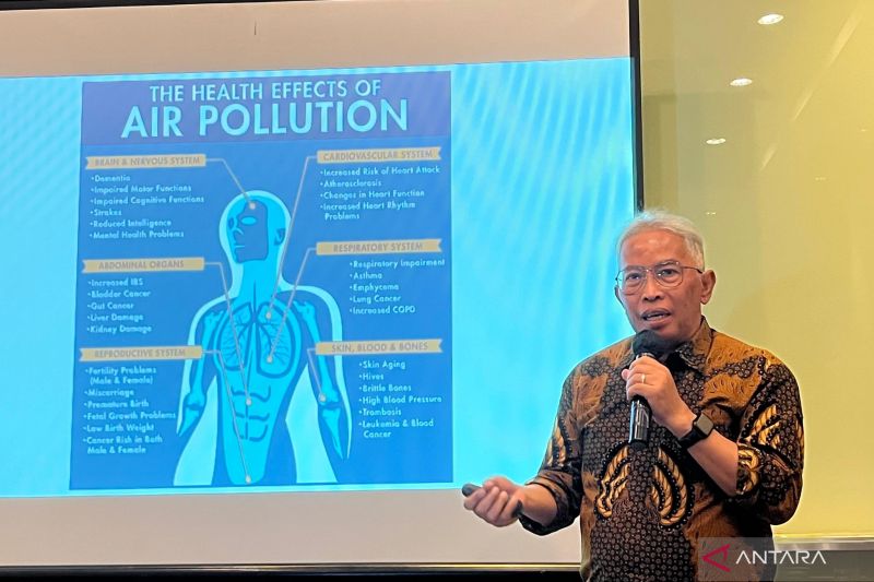 Ahli kesehatan sebut 60 persen penyakit berkaitan dengan polusi udara