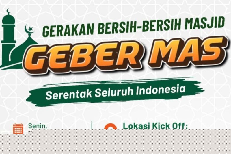 Kemenag luncurkan gerakan bersih-bersih masjid sambut HUT ke-81 RI