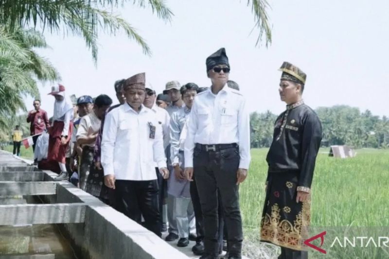 Kementerian PU bangun irigasi di Kuansing Riau senilai Rp101 miliar
